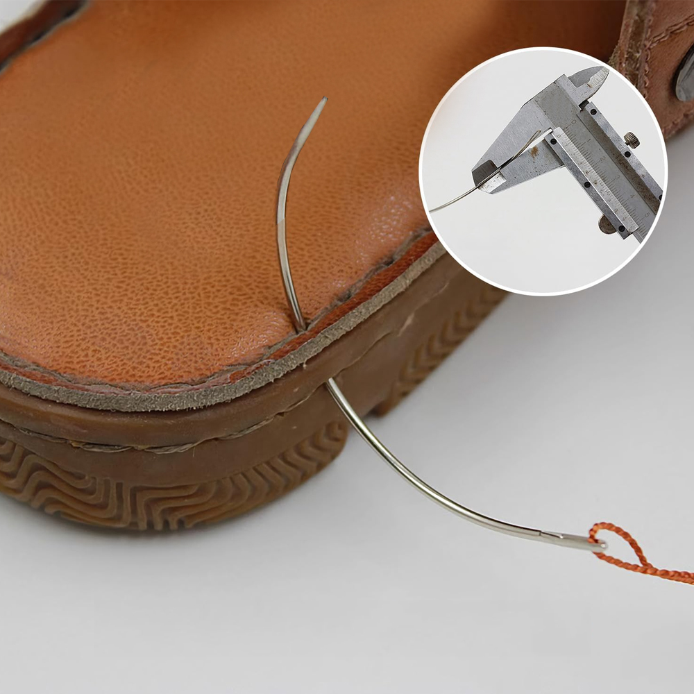 Sewing Tas - 4 adet Dikiş Iğnesi Deri El