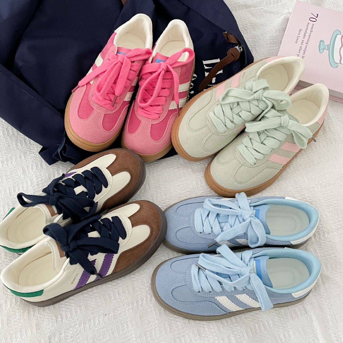 Sewing New - Kadınlar için vintage tarzı spor ayakkabılar,