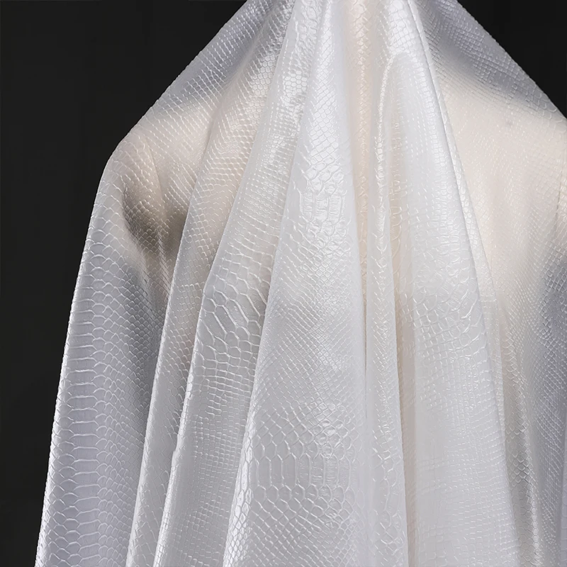 Textile And Sewing Supply - 130*50 Cm Şeffaf Tpu Kumaş Yılan