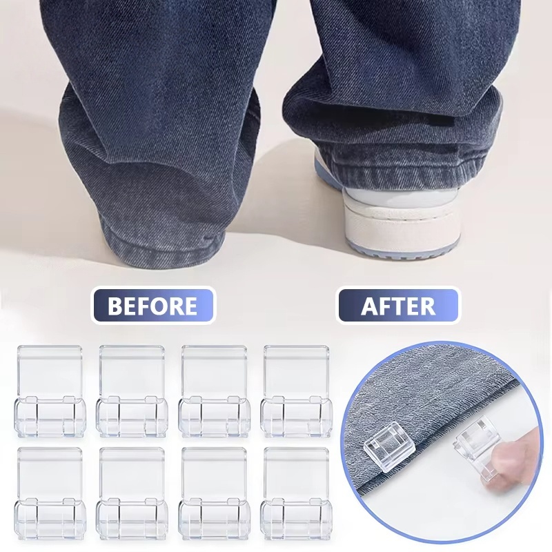 Sewing Technology - 1~10 adet görünmez bacak kısaltma klipsi,
