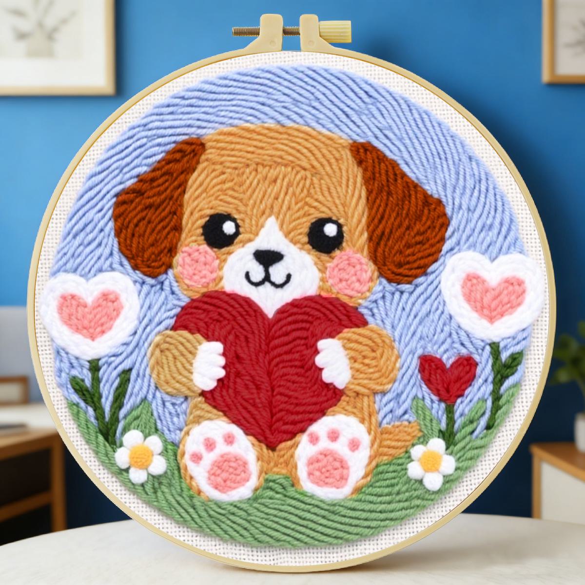 20X20CM/7.87 inç Köpek Desenli - Sewing Textile Art incelemesi ve fiyatı