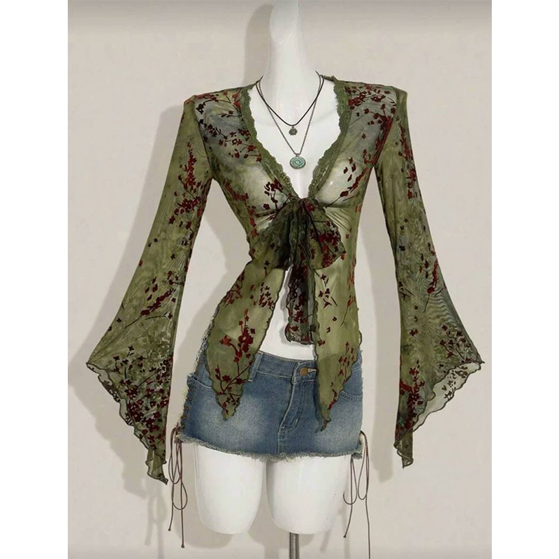 MEXZT Vintage Çiçekli Örgü Göm - Sewing V incelemesi ve fiyatı