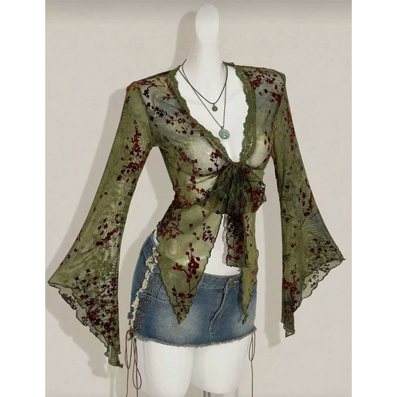 MEXZT Vintage Çiçekli Örgü Göm - Sewing V incelemesi ve fiyatı