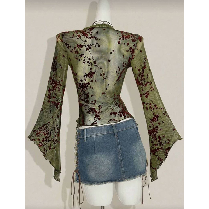 MEXZT Vintage Çiçekli Örgü Göm - Sewing V incelemesi ve fiyatı