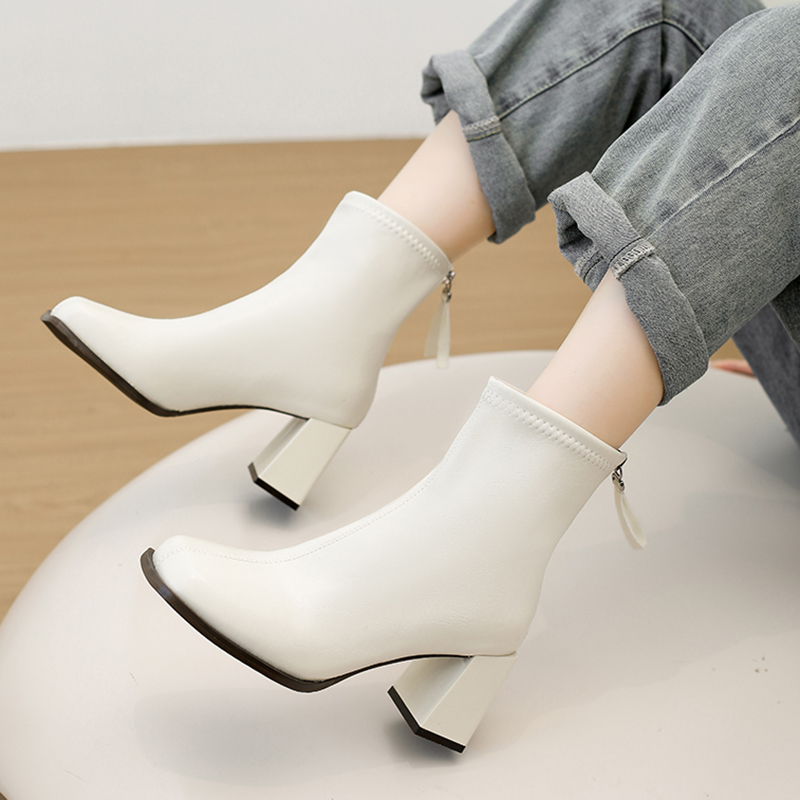 Kadın Bilek Botları Kare Burun - Sewing Latex incelemesi ve fiyatı