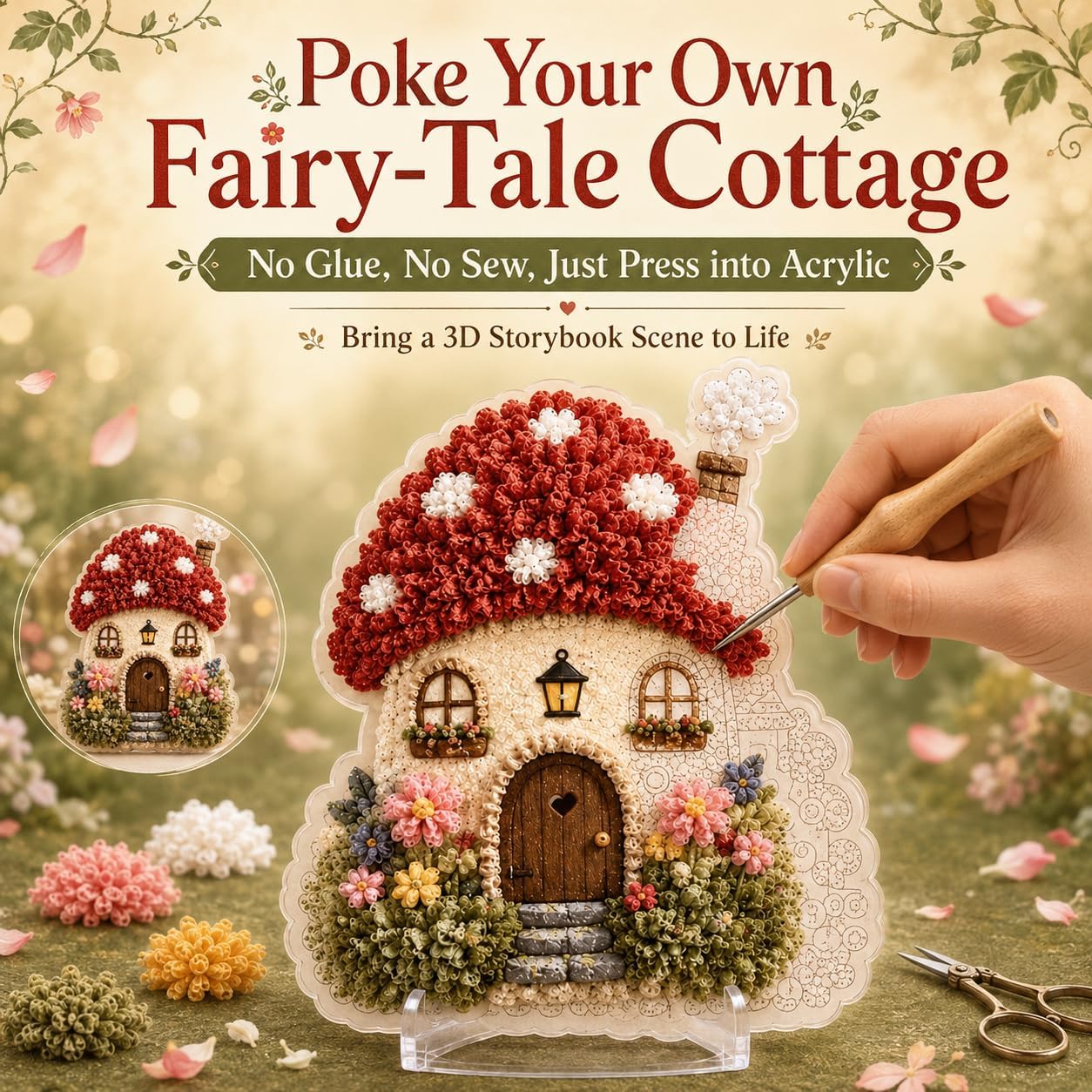 Kendin Yap 3D Kumaş Poke Art K - Sewing Textile Art incelemesi ve fiyatı