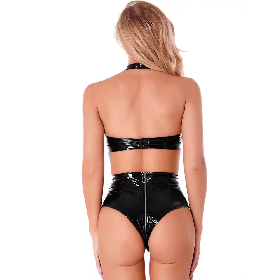 Seksi Siyah Parlak Pu Lateks D - Sewing Latex incelemesi ve fiyatı
