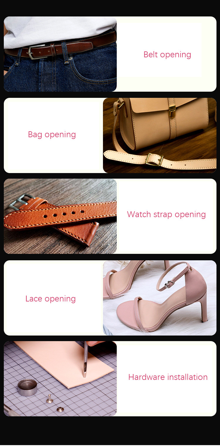 6 adet/takım Deri Delik Delme  - Sewing Tas incelemesi ve fiyatı